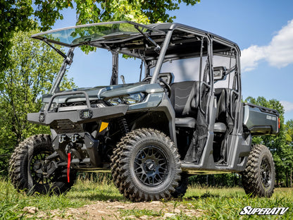 Superatv Maxdrive Power Flip Glass Windshield For BRP Can-Am Defender HD11