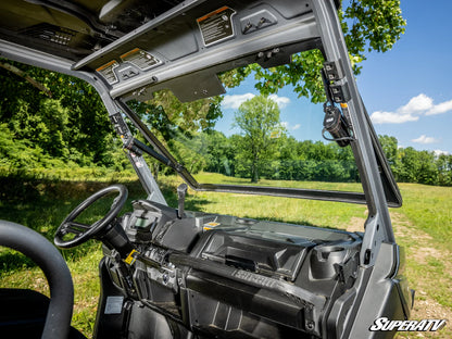 Superatv Maxdrive Power Flip Glass Windshield For BRP Can-Am Defender HD11