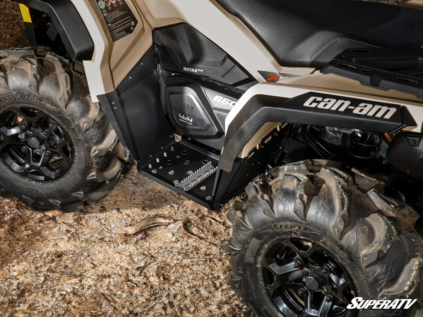 Superatv Footwells For BRP Can-Am Outlander G2