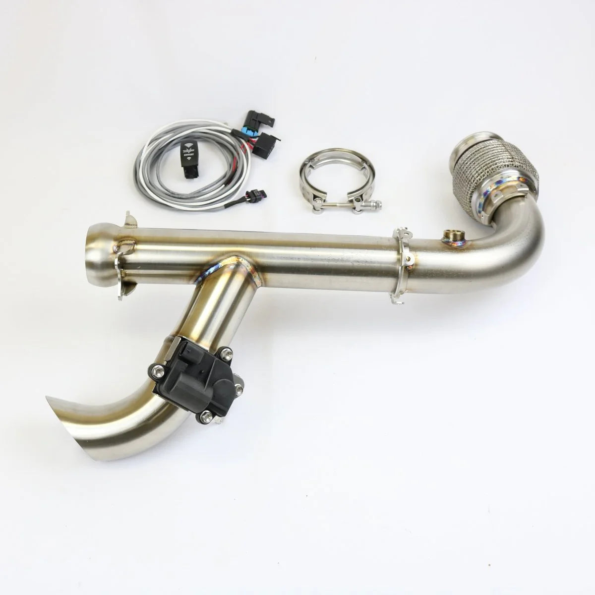 Evolution Powersports Shocker Electric Side Dump Race Bypass Pipe For BRP Can-Am Maverick X3