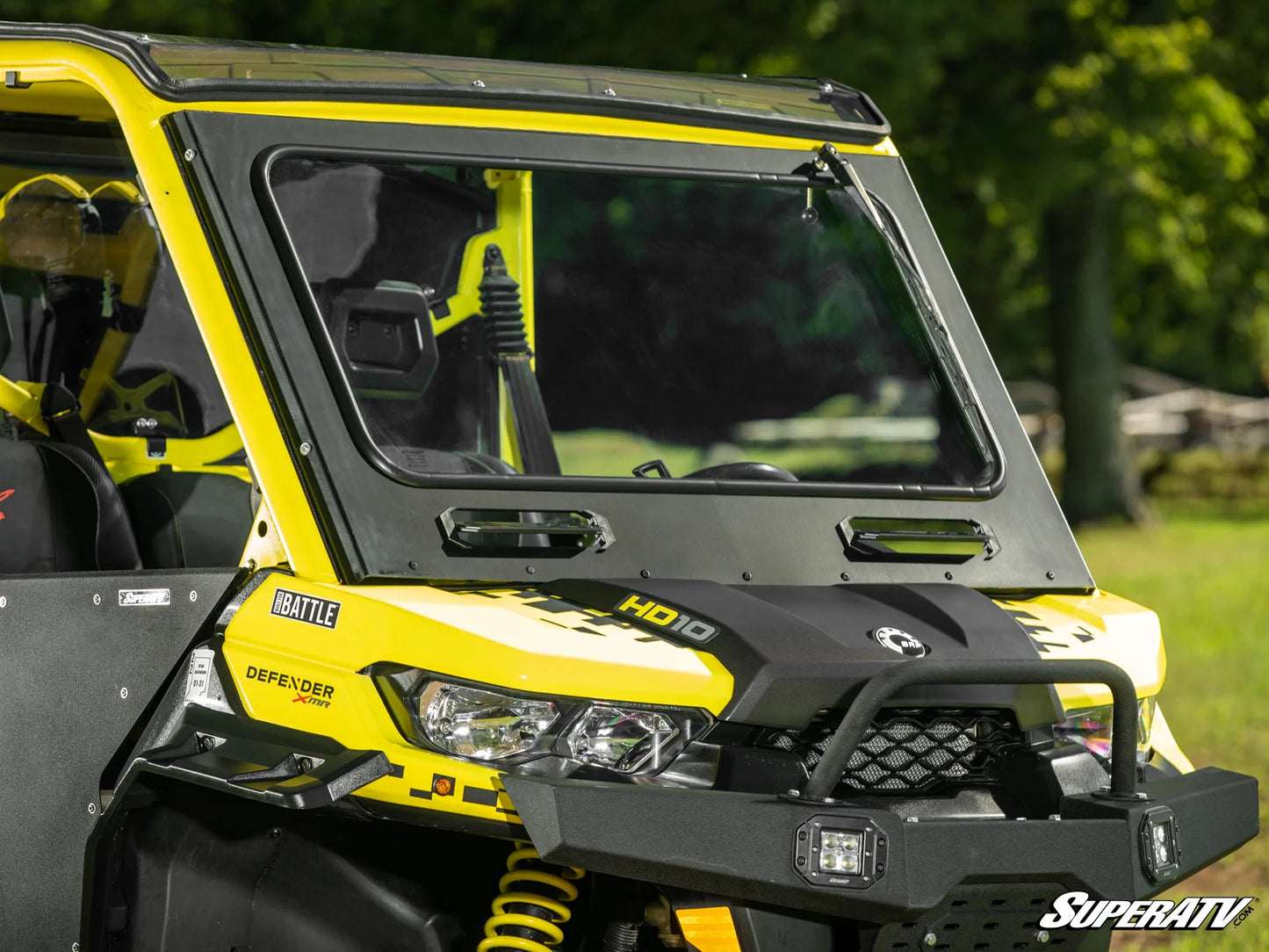 Superatv Glass Windshield For BRP Can-Am Defender HD11