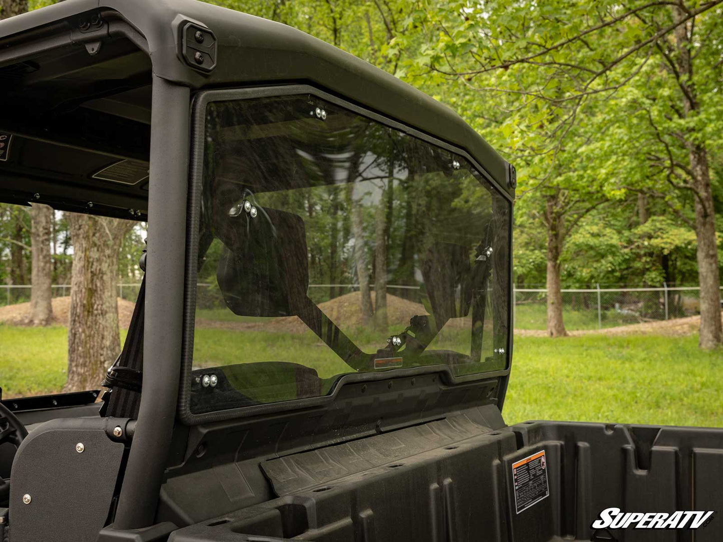 Superatv Rear Windshield For BRP Can-Am Defender HD11