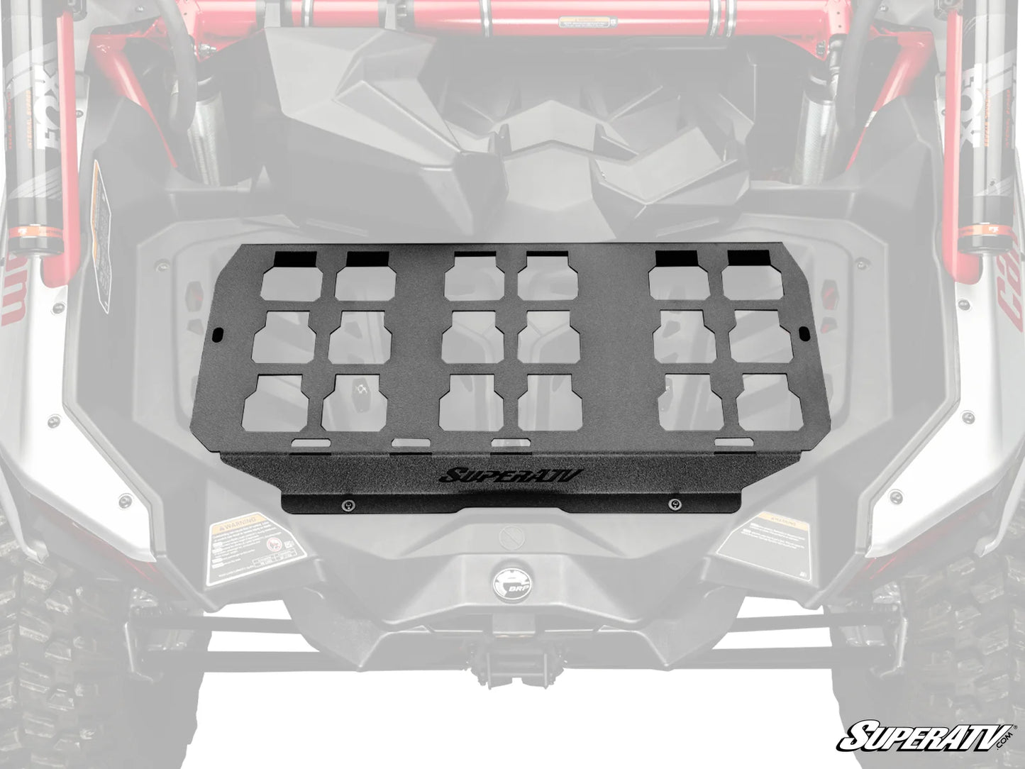Superatv Milwaukee Compatible Bed Mount For BRP Can-Am Maverick X3