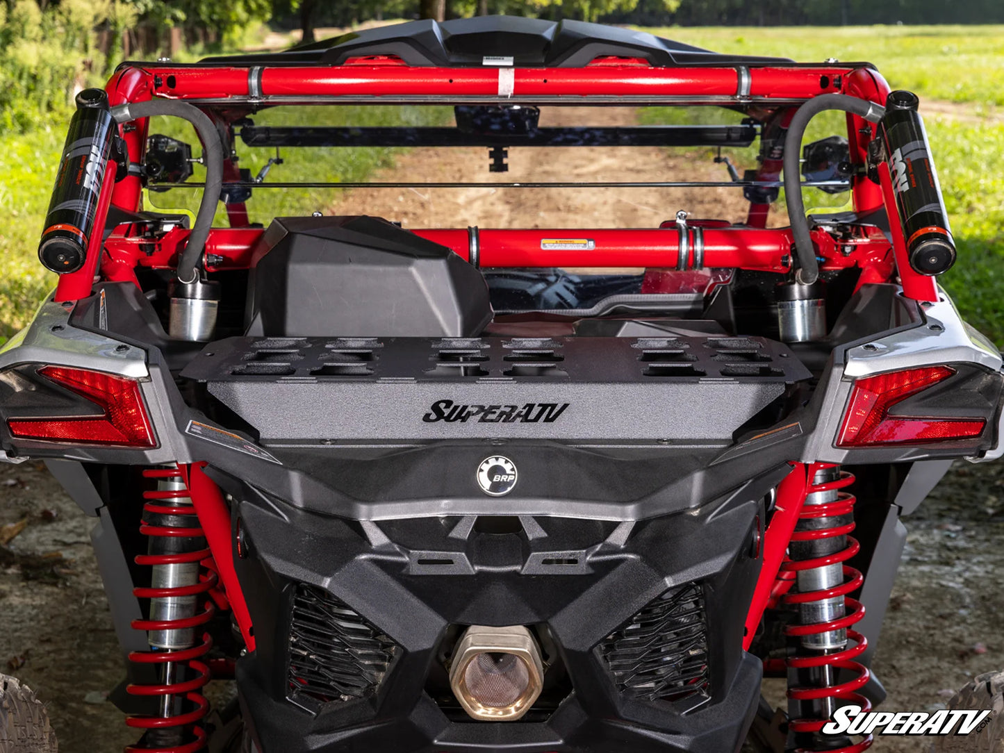 Superatv Milwaukee Compatible Bed Mount For BRP Can-Am Maverick X3
