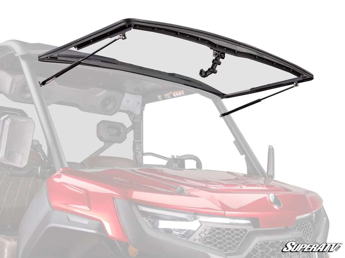 Superatv CFMoto UForce U10 Pro Scratch-Resistant Flip Windshield