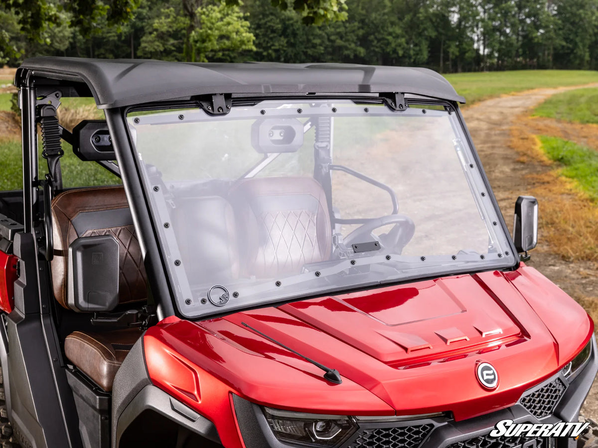Superatv CFMoto UForce U10 Pro Scratch-Resistant Flip Windshield
