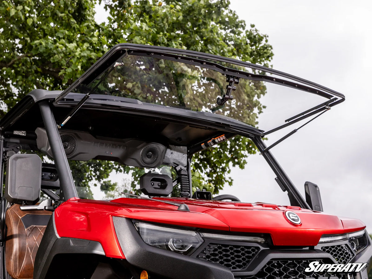Superatv CFMoto UForce U10 Pro Scratch-Resistant Flip Windshield