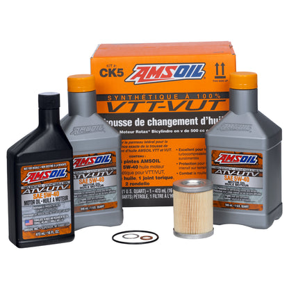 Amsoil Engine Oil Change Kit For BRP Can-Am Outlander & Renegade 500/570/650/700/800/850/1000 G1 & G2 & G3