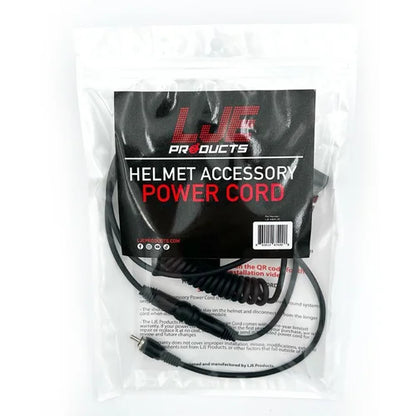 LJE Helmet Accessory Power Cord (Twist Lock)