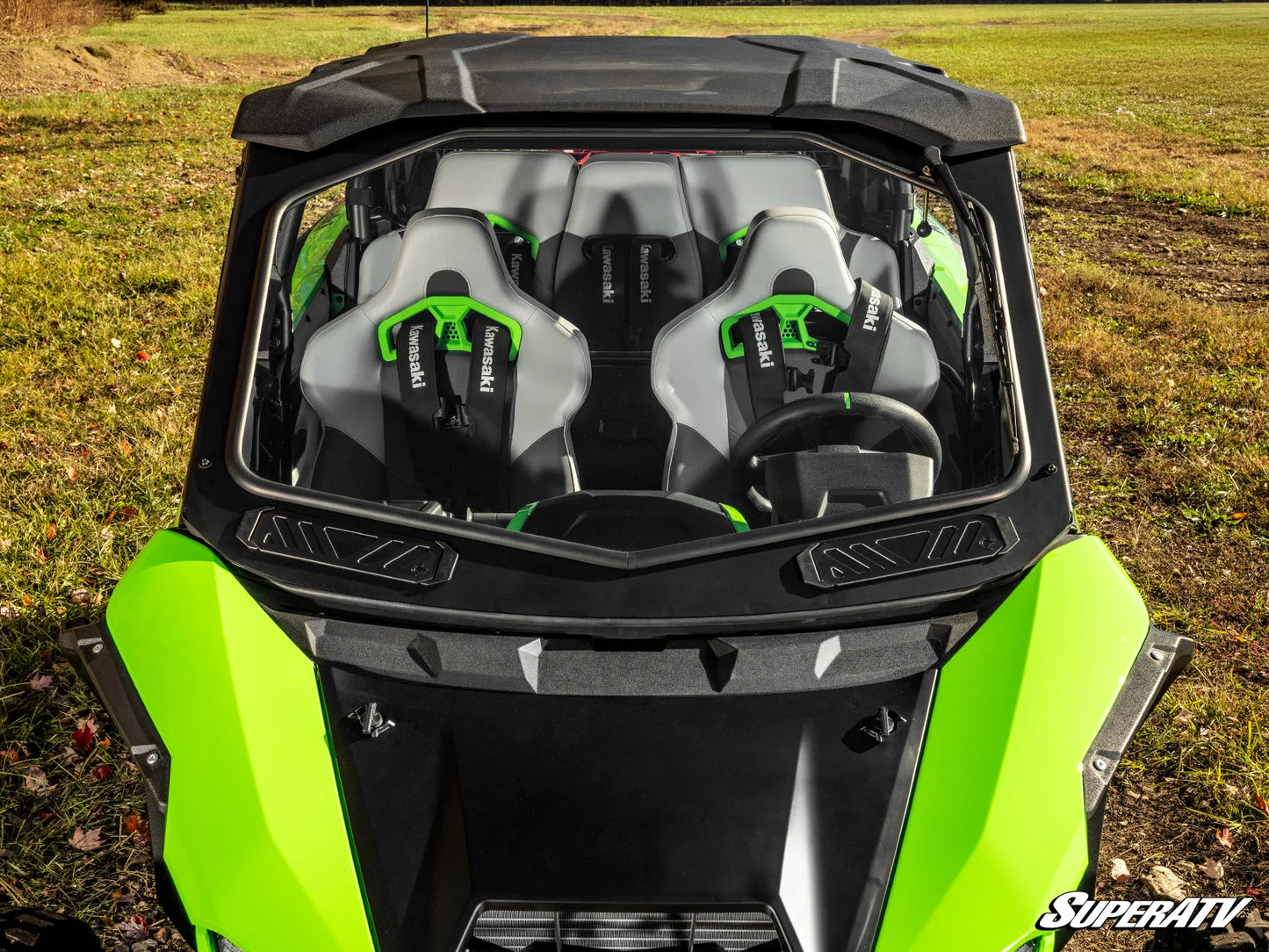Superatv Glass Windshield For Kawasaki Teryx 4/5 H2