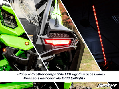 Superatv Deluxe Self-Canceling Turn Signal Kit For Kawasaki Teryx 4/5 H2