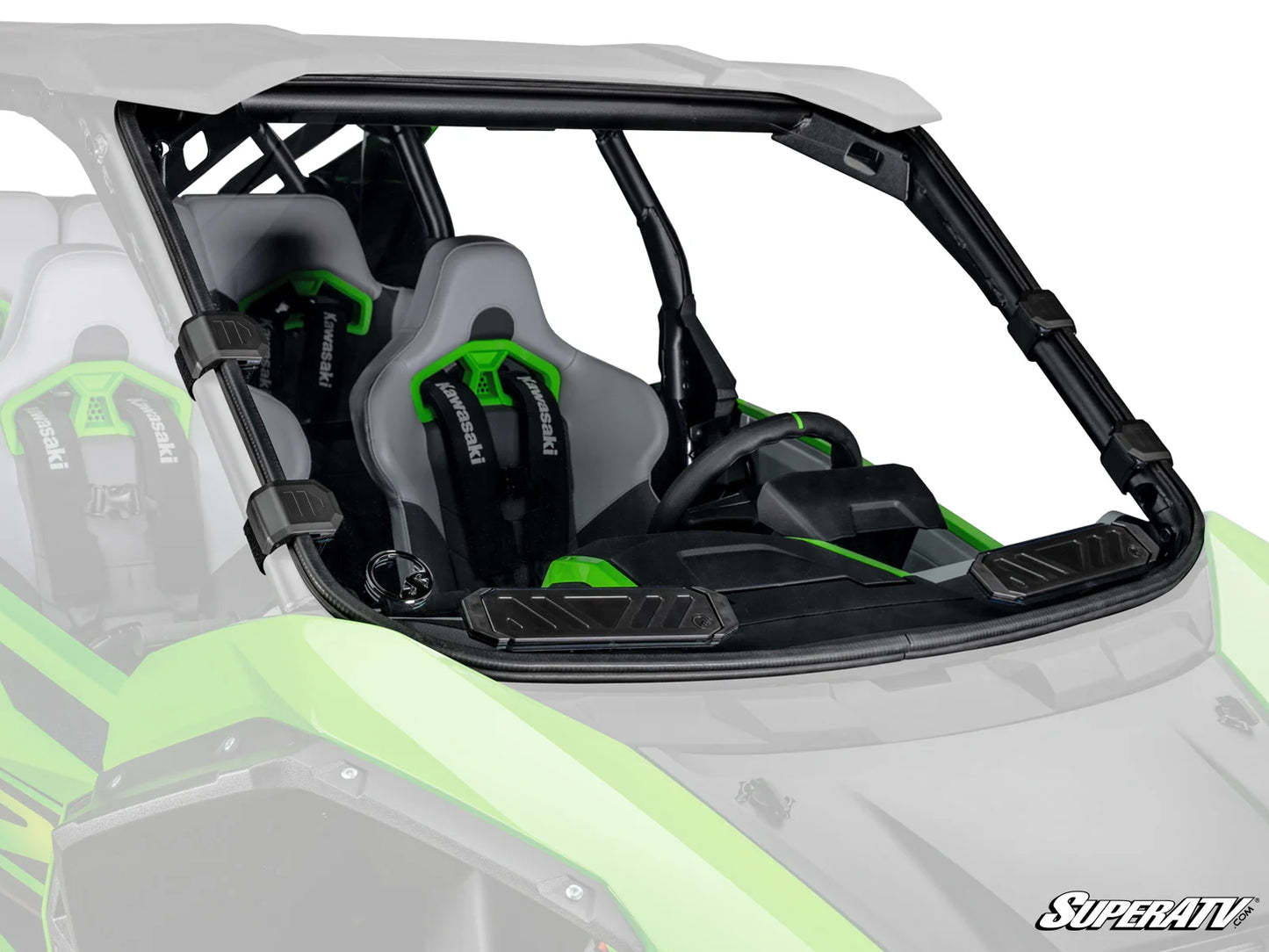 Superatv Vented Windshield For Kawasaki Teryx 4/5 H2
