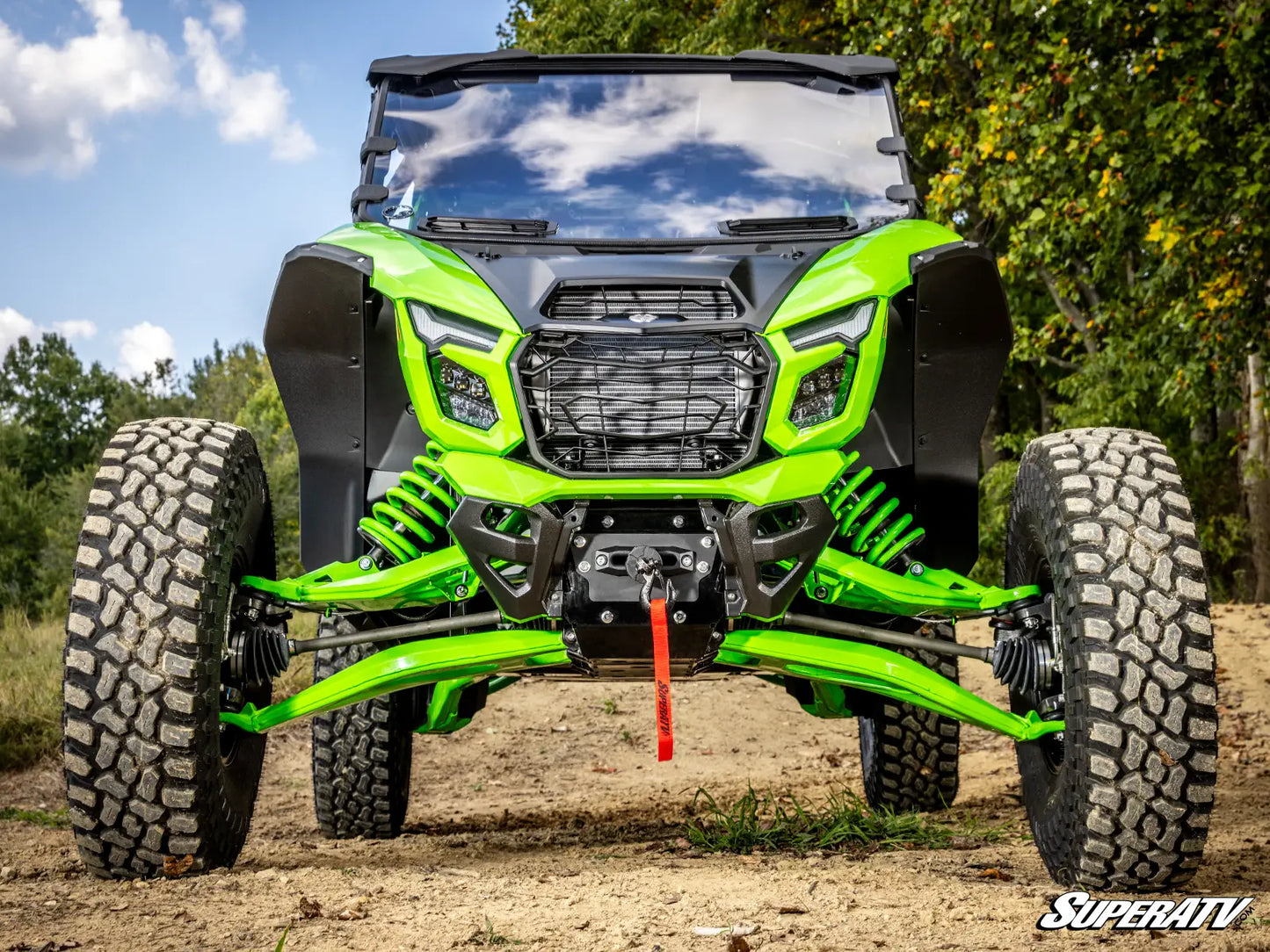 Superatv Winch Mount For Kawasaki Teryx 4/5 H2