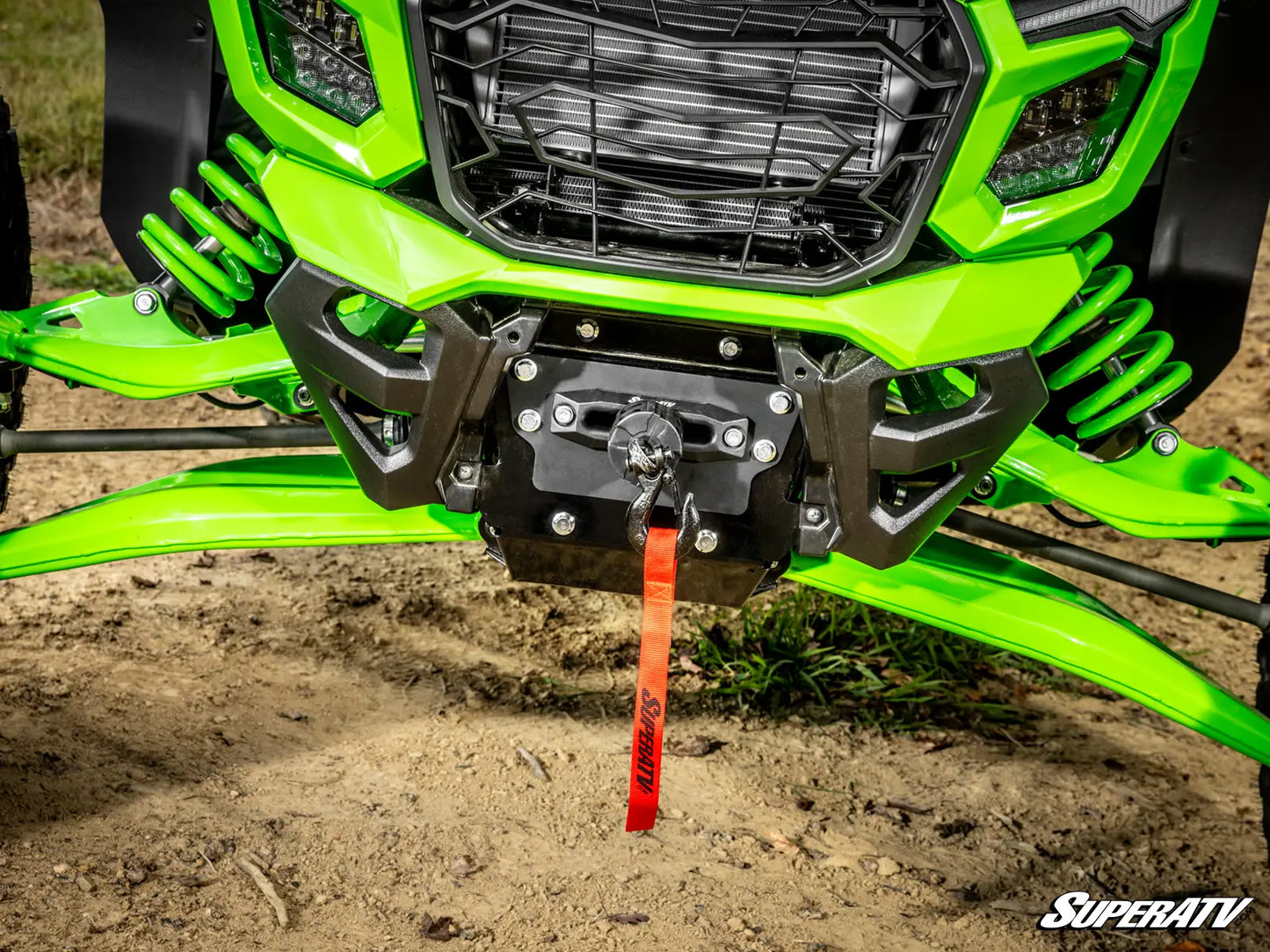 Superatv Winch Mount For Kawasaki Teryx 4/5 H2