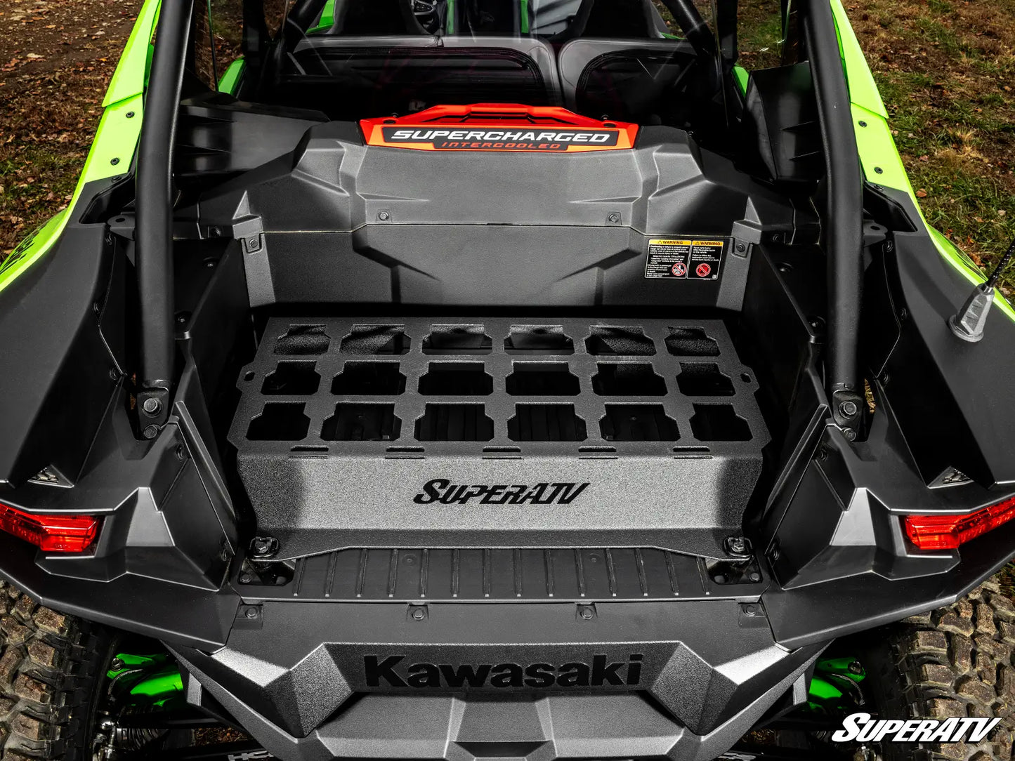 Superatv Milwaukee Compatible Bed Mount For Kawasaki Teryx 4/5 H2