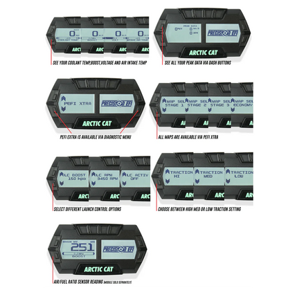 Precision EFI Multimap For Arctic Cat 9000 Series (Eco-230-250-280HP - Launch Control)