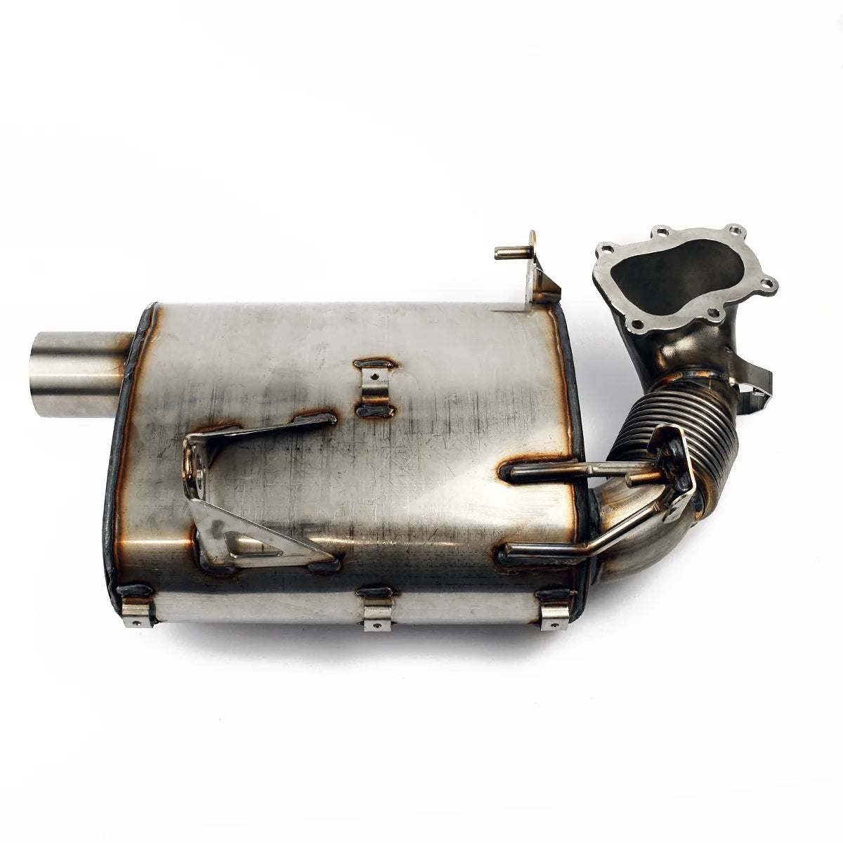 Precision EFI Stainless Steel 2.5" Quiet Exhaust For Yamaha & Arctic Cat 998T