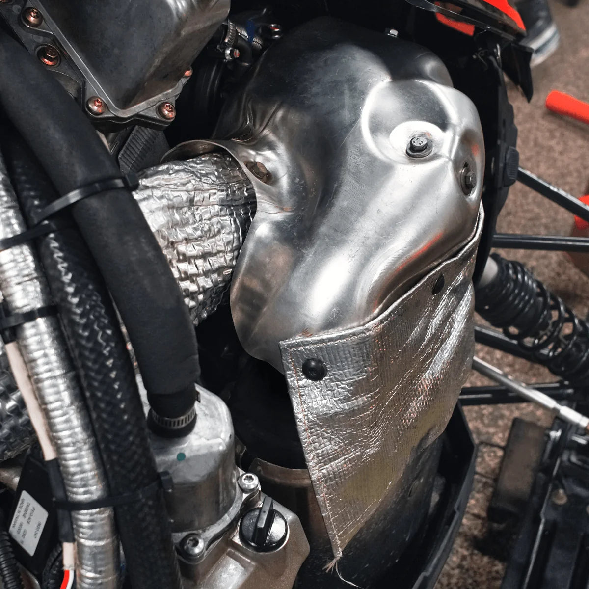Precision EFI Stainless Steel 2.5" Quiet Exhaust For Yamaha & Arctic Cat 998T