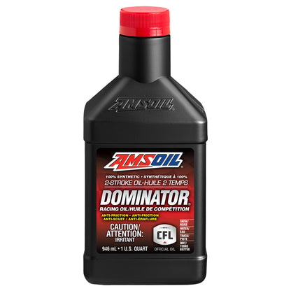Amsoil Dominator 100% Synthetic 2-Stroke Racing Oil