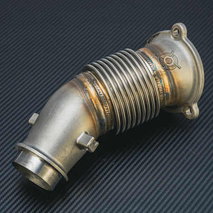 Precision EFI Upgraded Cast Stainless Steel Downpipe For BRP Ski-Doo 900 Turbo / 900 Turbo R / Mach Z