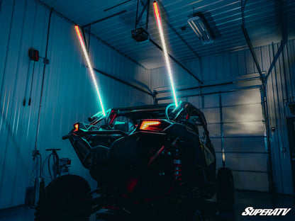 Superatv RGB LED Whip Lights