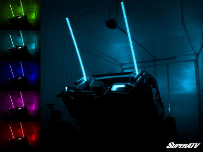Superatv RGB LED Whip Lights